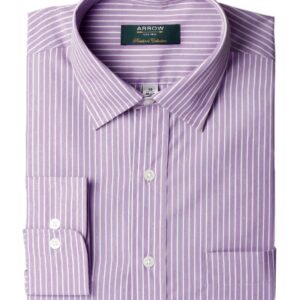 Arrow Men Stripes Lavender Shirts