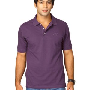 Proline Men Purple Polo T-shirt