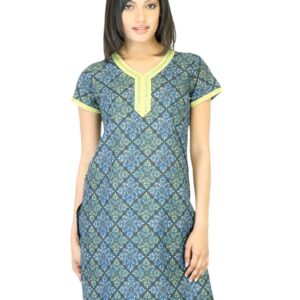 Vishudh Women Black Printed Kurta