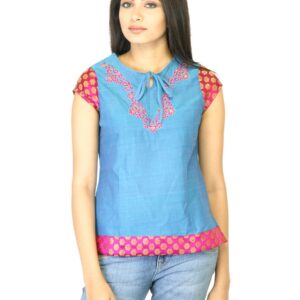 Mother Earth Women Blue Top