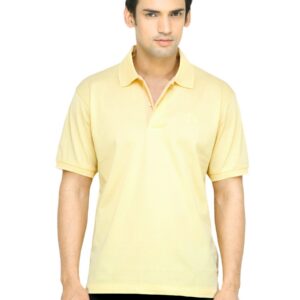 Arrow Men Yellow Polo T-shirt
