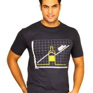 Myntra Men's Expected Career Path Black T-shirt