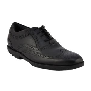 Rockport Men Drsp Wingtip Black Formal Shoes