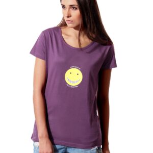 Tantra Women Purple Shopping T-shirt
