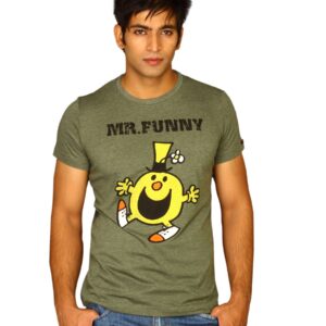 Mr.Men Men's Mr.Funny Grey T-shirt