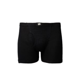 Hanes Men Black Boxer Trunks