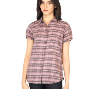 Levis Women Work Western Red Shirt