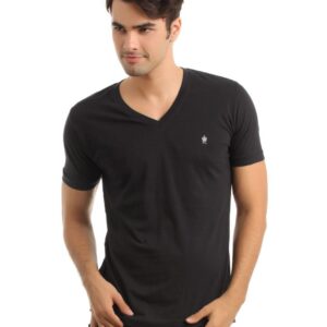 French Connection Men Black T-shirt