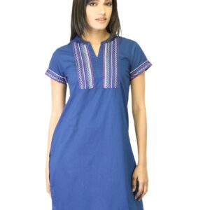 Folklore Women Blue  Kurta