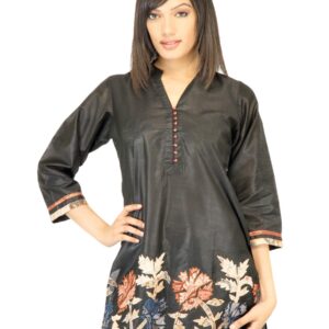 Aneri Women Zeenat Black Kurta