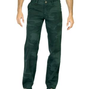 Probase Men Printed Green Trousers