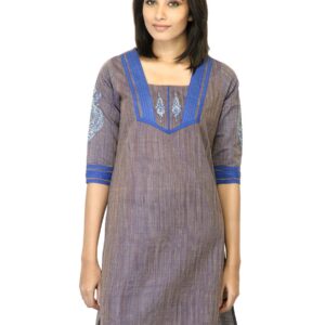 Mother Earth Women Blue Kurta