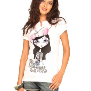 UCB Women's Photographic Print White T-shirt