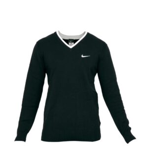 Nike Men Solid Black Sweater