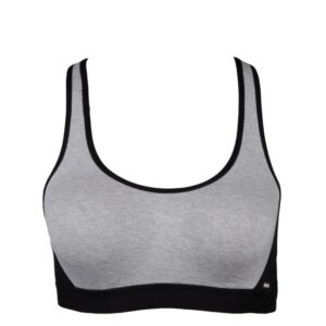 Jockey Women Grey Melange Eva Sports Bra