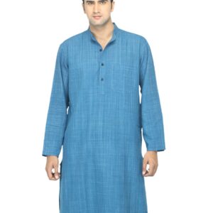 Fabindia Men Blue Kurta