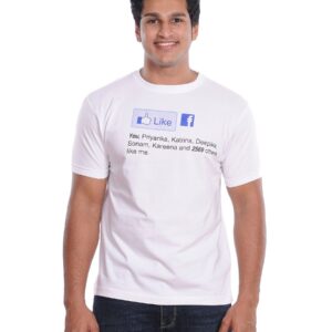 Inkfruit Mens Facebook Like T-shirt