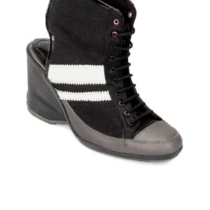 Catwalk Women Black Heeled Shoes