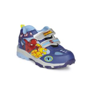 Marvel Boys Blue Web Spider Shoes