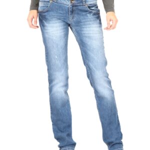 United Colors of Benetton Women Washed Blue Jeans