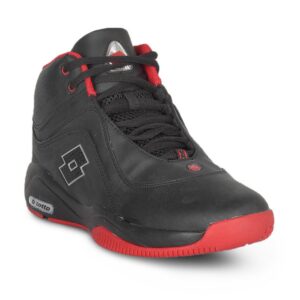 Lotto Men's BasketBall Black Red Shoe