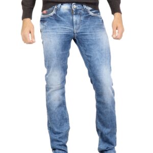 Spykar Men Washed Blue Jeans