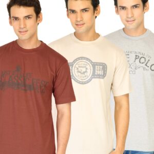 Classic Polo Men Printed pack of 3 Tshirts
