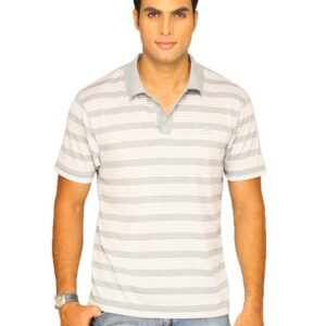 ADIDAS Men's Perf Str Polo Light Grey T-Shirt