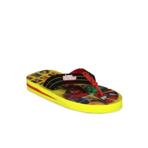 Marvel Boys Yellow Flip Flops