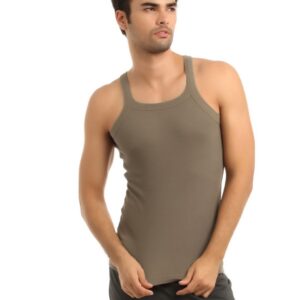 Hanes Men Khaki Innerwear Vest