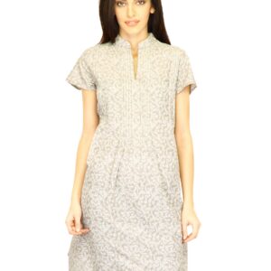 W Women Printed Beige Kurtas