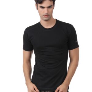 Chromozome Men Black Innerwear T-shirt