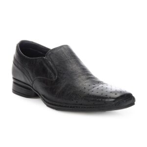Franco Leone Men Black Formal Shoes