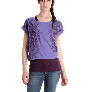 Jealous 21 Women Printed Lavender Top