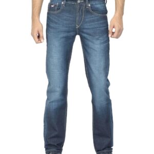 Deni Yo Men Slim Fit Washed Blue Jeans