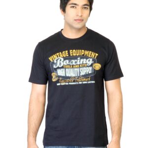 Locomotive Men Black Printed T-shirt