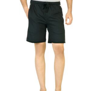Hanes Men Knitted Black Shorts