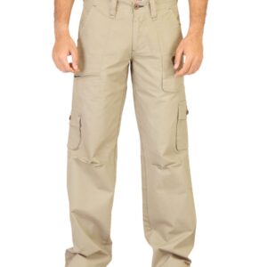 Probase Men Solid Beige Cargos