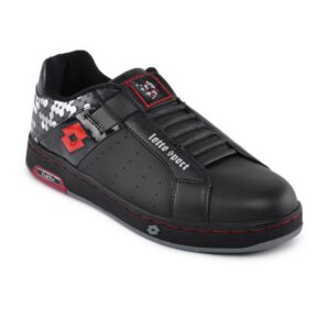 Lotto Men Black Skate Slip-On Casual Shoes