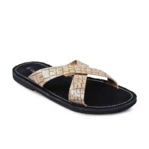 Carlton London Men Beige Strapped Sandal