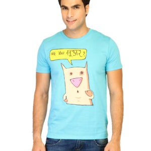 Chimp Men Are you Soor Blue Tshirts