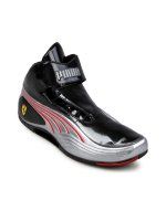 Puma Men's Mid Black Silver Shoe