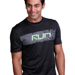Reebok Men Run Black T-shirt