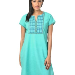 Aurelia Women Sea Green Kurta