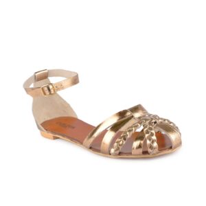Carlton London Women Casual Gold Flats
