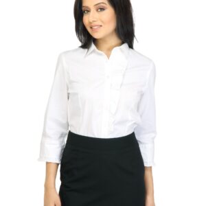 Arrow Woman Solid White Shirt