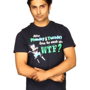 Probase Men's Wtf Blue T-Shirt