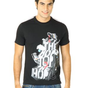 ADIDAS Men Bnce Hop Black Tshirts