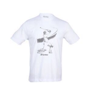 Lotto Men's Kochi Tuskers Cotton Graphic White T-shirt