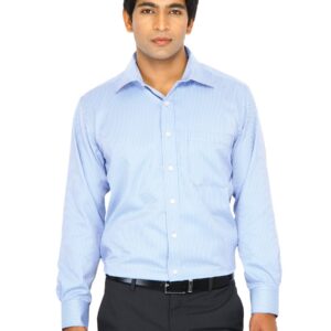 John Miller Men Stripes Blue Shirts